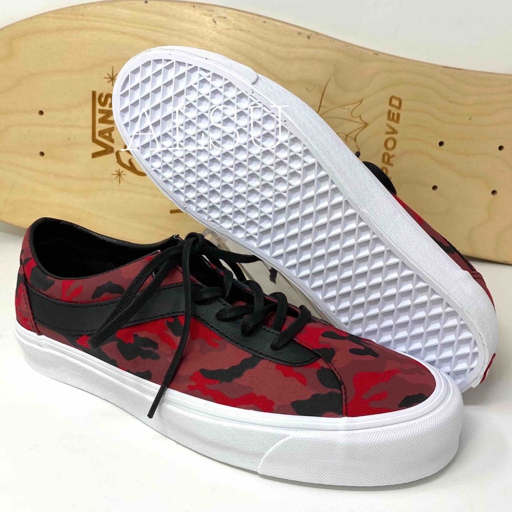 VANS BOLD Ni No limit Camo Red Women’s Sneakers - Picture 4 of 10